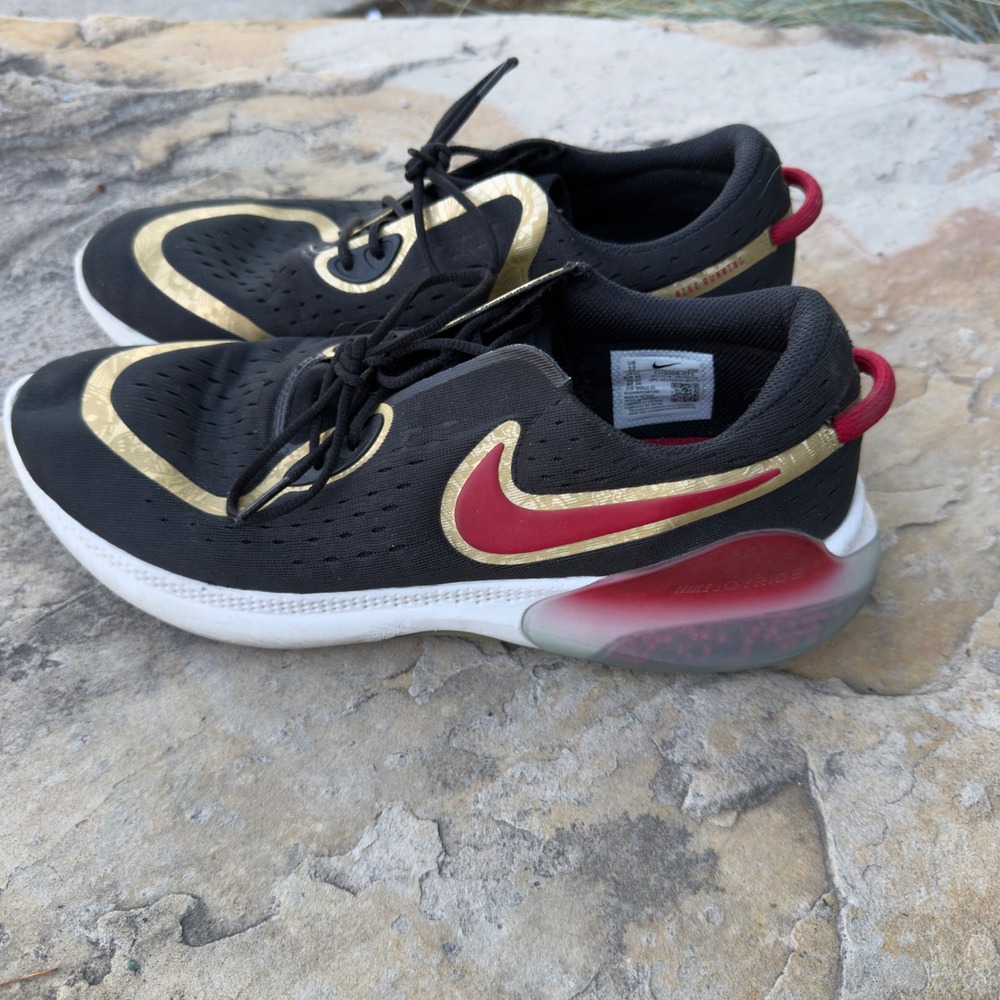 Nike Joyride Dual Run Running Shoes Mens 12 Black Gold CD4365-003 Lightweight